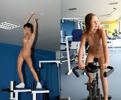 [NWoDL] Nudists in the gym pics