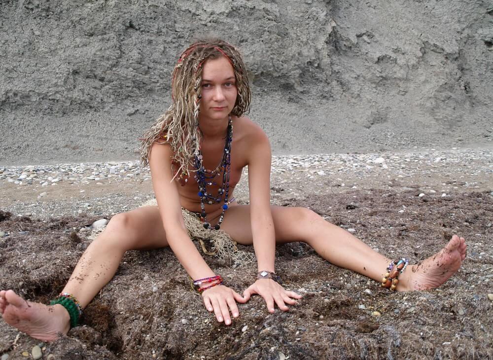 [NWoDL] Naturists Rocky Stream Pixie Girls photos