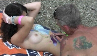 [NWoDL] Body Art Nudist Beach 1 Full HD video